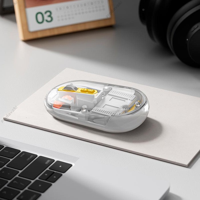 Комп'ютерна Миша Hoco GM35 General dual-mode silent wireless mouse (battery version) 2.4G+BT White