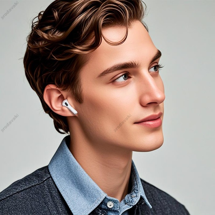 Бездротові Bluetooth навушники Hoco EW83 True wireless stereo headset BT 5.4 White
