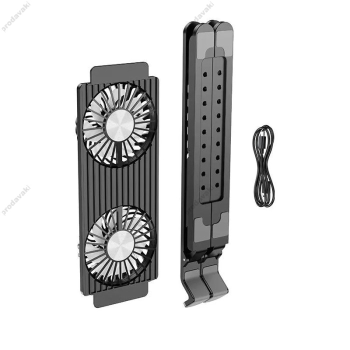 Підставка для ноутбука та MacBook Hoco DH17 Brilliant heat dissipation folding notebook stand Balck