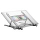 Підставка для ноутбука та MacBook Hoco DH17 Brilliant heat dissipation folding notebook stand Balck