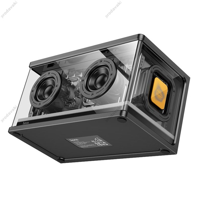 Портативна колонка Bluetooth HOCO BS62 Flash cold energy desktop speaker 40W Black