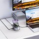 Бездротовий зарядний пристрій Type-C HUB (хаб) Hoco HB49 Effortless 9-in-1 wireless fast charging desktop station Gray