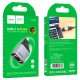 Перехідник Hoco UA35 Type-C to RJ45 adapter 100Mbps metal-grey