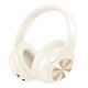 Бездротові навушники Bluetooth HOCO W54 Young headphones BT 5.4 ANC AUX USB-C 30h Milky white