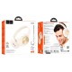 Бездротові навушники Bluetooth HOCO W54 Young headphones BT 5.4 ANC AUX USB-C 30h Milky white