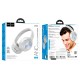 Бездротові Bluetooth навушники HOCO W54 Young headphones BT 5.4 ANC AUX USB-C 30h Grey