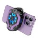 Кулер для телефону HOCO GM26 Ambitious cooling mobile phone fan 4.5-7" Black-purple