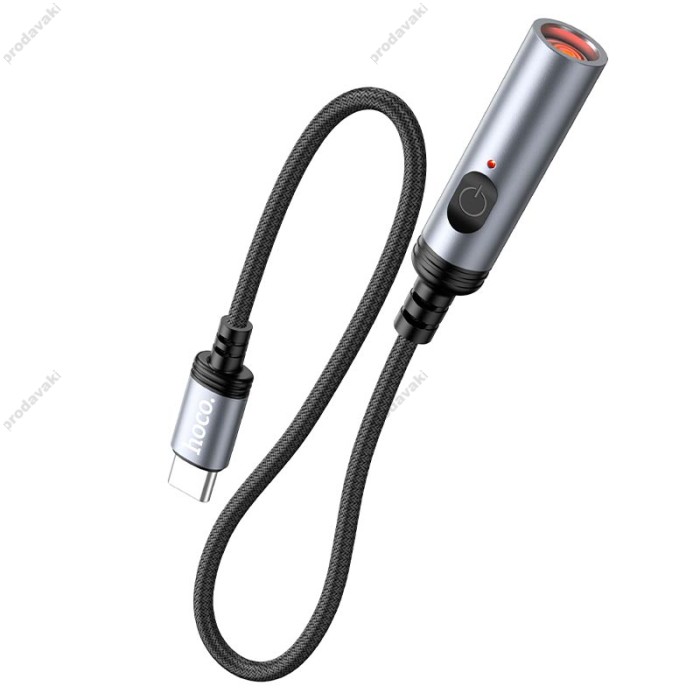 Запальничка Hoco UA30 Type-C mini cigarette lighter Black