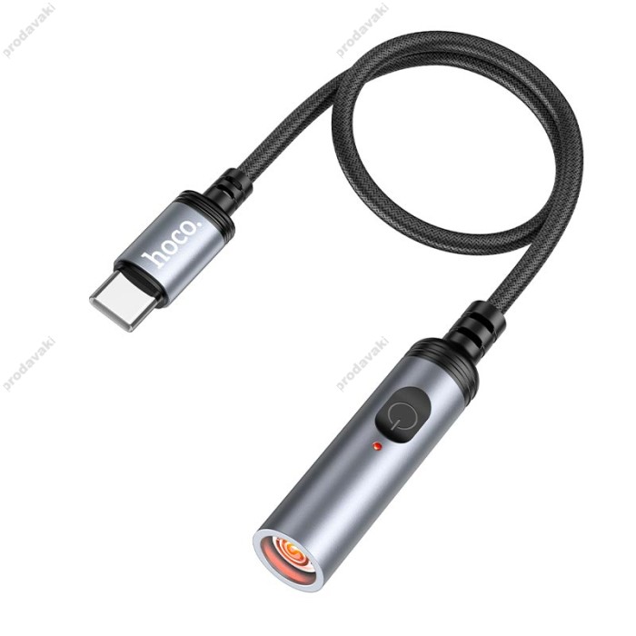 Запальничка Hoco UA30 Type-C mini cigarette lighter Black