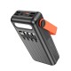 Повербанк портативний акумулятор Power bank Hoco DB33 Plus Rising із сонячною панеллю 22.5W 30000 mAh Black