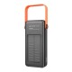 Повербанк портативний акумулятор Power bank Hoco DB33 Plus Rising із сонячною панеллю 22.5W 30000 mAh Black