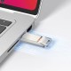 Флеш накопичувач USB-A / C HOCO UD17 Smart USB3.0 / Type-C (128GB) Gray