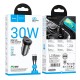 Автомобільний зарядний пристрій Hoco NZ16 Rigorous single port Type-C set 3A 30W Metal-grey