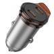 Автомобільний зарядний пристрій Hoco NZ16B Rigorous port 3A 45W Metal-grey