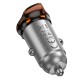 Автомобільний зарядний пристрій Hoco NZ16 Rigorous single port 3A 30W Metal-grey