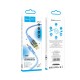 Кабель аудіоадаптер Hoco UPA25 Transparent Discovery Edition Digital audio conversion cable AUX - iP Lightning 1M Blue