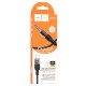 Кабель аудіоадаптер Hoco UPA27 Spirit transparent digital audio conversion cable AUX - Type-C Black