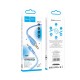 Кабель аудіоадаптер Hoco UPA25 Transparent Discovery Edition Digital audio conversion cable AUX - AUX 1M Blue