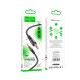 Кабель аудіоадаптер Hoco UPA25 Transparent Discovery Edition Digital audio conversion cable AUX - AUX 1M Black