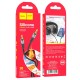 Кабель аудіоадаптер Hoco UPA22 silicone digital audio conversion cable AUX - AUX 1m Black