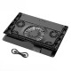 Підставка для ноутбука та MacBook Hoco DH11 c RGB освітленням Black