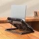 Підставка для ноутбука та MacBook Hoco DH11 c RGB освітленням Black