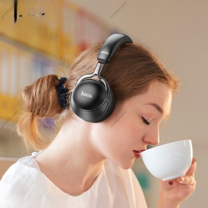 Бездротові Bluetooth навушники Hoco ESD17 Profit sound headset BT 5.3 Black