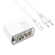 Мережевий зарядний пристрій HOCO N36 Fuerza six-port charger 3USB/3Type-C 65W/3A PD/QC transparent-black