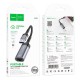 Мережевий адаптер Hoco UA26 Ethernet USB to RJ45 1000 Mbps 0.125m Black