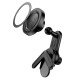 Автомобільний тримач Hoco H57 Show ring magnetic Car holder (display) 4.5-7" Black
