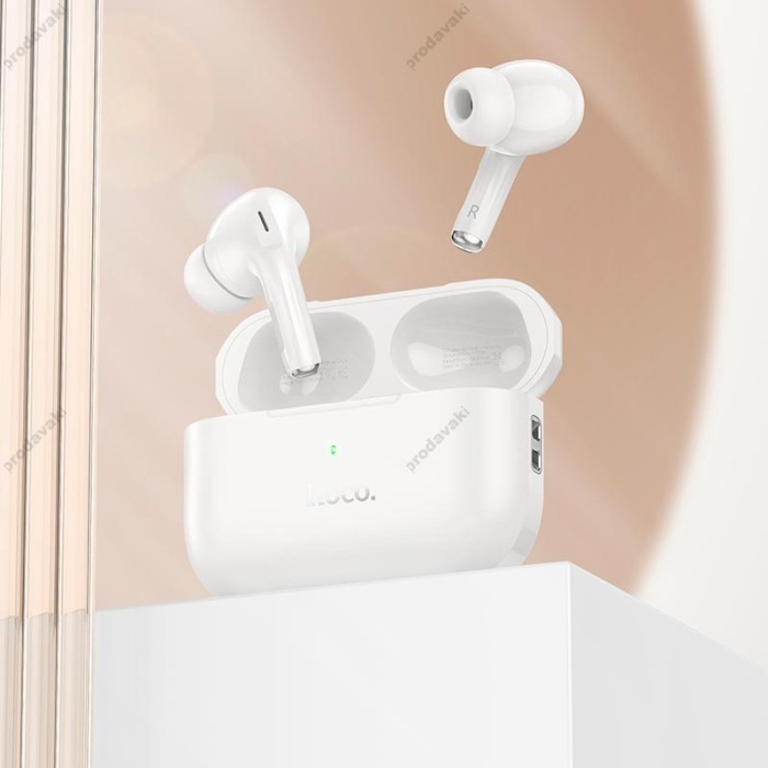 Бездротові Bluetooth навушники HOCO EW56 Generoso true wireless headset BT 5.3 White