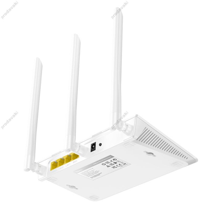 Роутер маршрутизатор Hoco HI30 WiFi4 wireless router 2.4GHz 300Mbps White