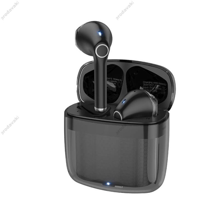 Бездротові Bluetooth навушники HOCO EW15 Clear Explore Edition true wireless headset BT 5.1 Black