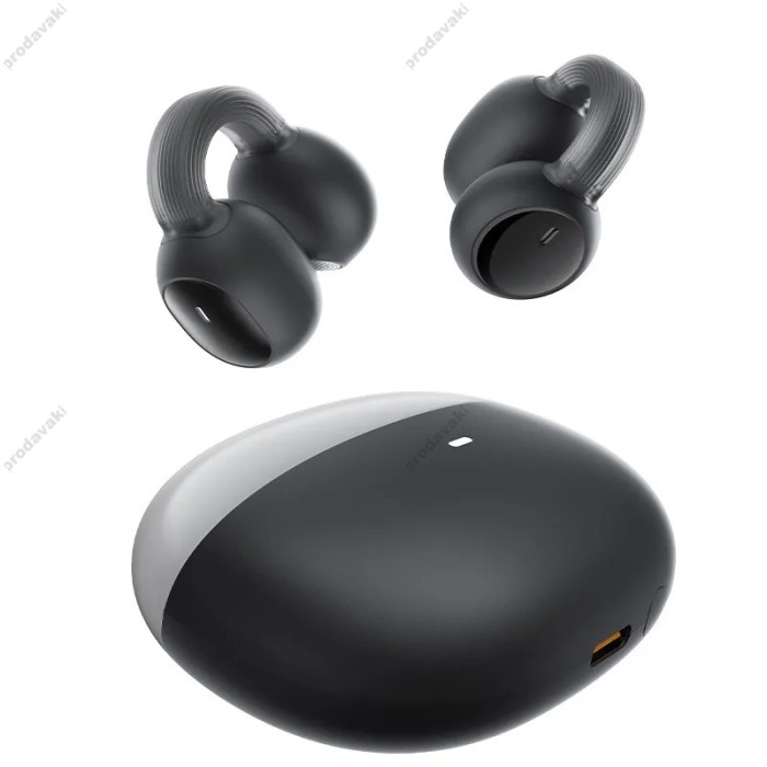 Бездротові Bluetooth навушники Baseus AirGo 1 Ring Open-Ear TWS Earbuds BT 5.3 Black A00069201113-00