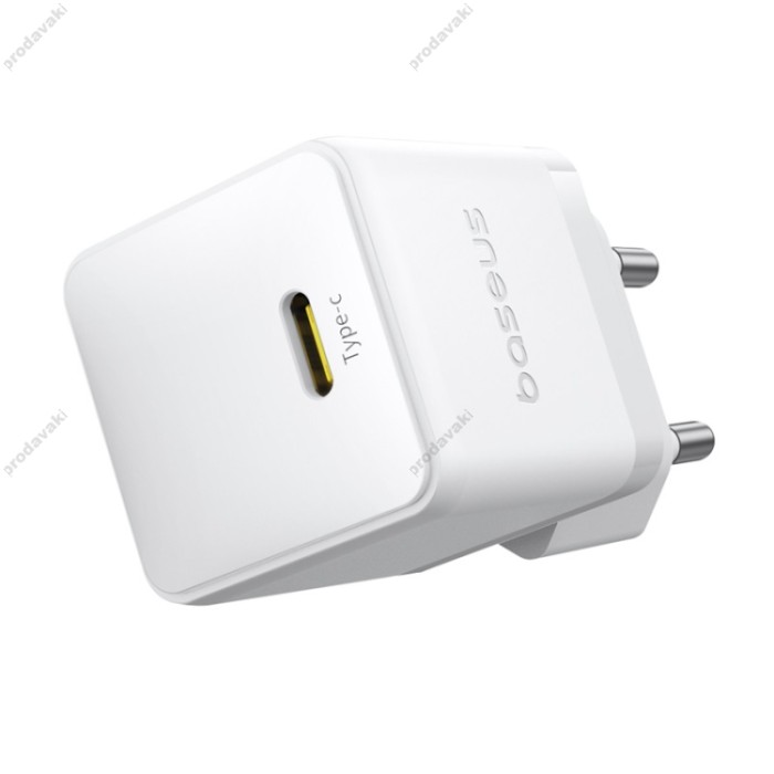 Мережевий зарядний пристрій Baseus Palm Fast Charger 20W White P10111602213-00