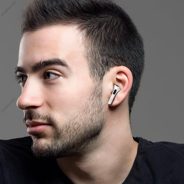Бездротові Bluetooth навушники Hoco EW76 True wireless stereo headset BT 5.4 White