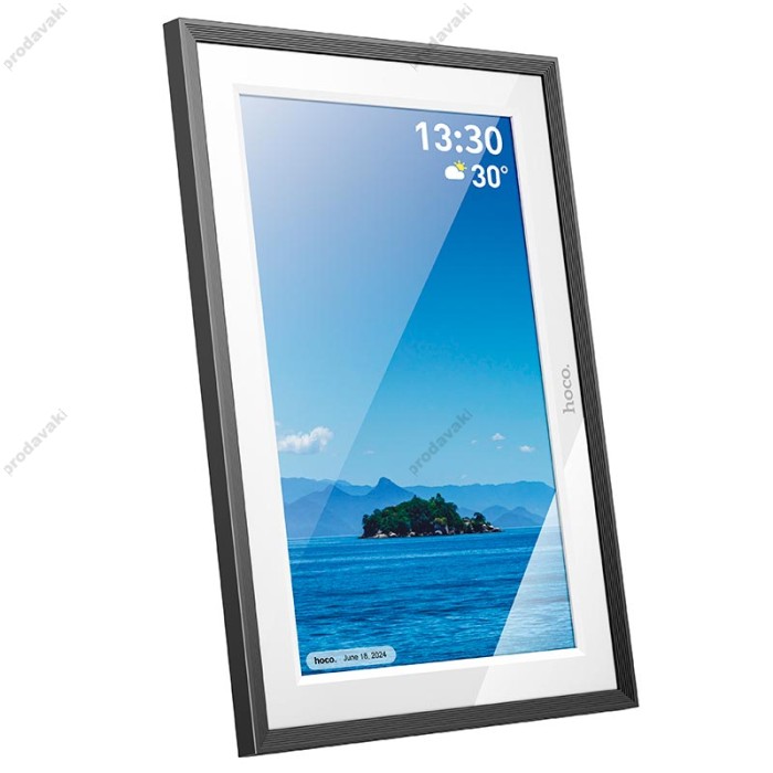 Фоторамка Hoco Hi13 digital cloud photo frame 10.1" HD Android 6 2.4G / WiFi 5.0 / 13.0MP 1 RAM / 32 R Black