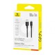 Кабель Baseus Silky Series USB to Type-C 100W 5A 1m Black P10377703113-00