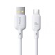 Кабель Baseus Silky Series USB to Type-C 100W 5A 2m White P10377703213-01