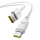 Кабель Baseus Silky Series USB to Type-C 100W 5A 2m White P10377703213-01