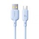 Кабель Baseus Silky Series USB to Type-C 100W 5A 1m Blue P10377703313-00