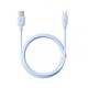 Кабель Baseus Silky Series USB to Type-C 100W 5A 1m Blue P10377703313-00