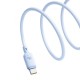 Кабель Baseus Silky Series USB to Type-C 100W 5A 1m Blue P10377703313-00