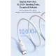 Кабель Baseus Silky Series USB to Type-C 100W 5A 2m White P10377703213-01