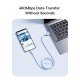 Кабель Baseus Silky Series USB to Type-C 100W 5A 2m White P10377703213-01