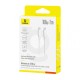 Кабель Baseus Silky Series Type-C to Type-C 100W 5A 1m White P10377704213-00