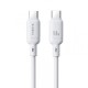 Кабель Baseus Silky Series Type-C to Type-C 100W 5A 2m White P10377704213-01