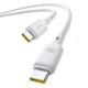 Кабель Baseus Silky Series Type-C to Type-C 100W 5A 1m White P10377704213-00