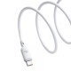 Кабель Baseus Silky Series Type-C to Type-C 100W 5A 1m White P10377704213-00
