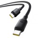 Кабель Baseus Silky Series Type-C to Type-C 100W 5A 1m Black P10377704113-00